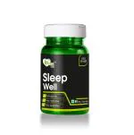 Vegan Bit Sleep Well Melatonin 3mg with Coenzyme Q10 (CoQ10) 100mg | Sleeping aid pills for Men and Women (60 Capsules), Non Habit