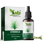 Kalp Citronella Oil Pure,Therapeutic Grade,Natural Mosquito Repellent, 30 Ml