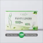 Cailin Care Breathable Ultra Thin Anion Chip Panty Liner for Working Women Daily Use (Pack of 100 Liners) (Small Size - 155mm)