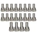 Optik Vision Gold RG6 Coaxial Connector for TV Cable Satellite (pack of 10 pcs)