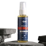 OMG 100% Natural Beard Serum 50ml - 2x Smoother Hair with Vitamin E Boost - Promotes Hair Growth