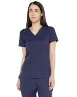 JRD Medical scrub suit, Nurse Uniform Set (Medical scrub suit-Blue-XL)