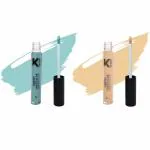 KINDED Green Spot and Cream Cushion Creamy Matte Waterproof Contour Liquid Concealer, 6 ml - Pack of 2