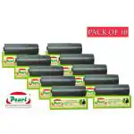 PEARL LUXURY Garbage Bags Large 105 Pcs | 15 Pcs x Pack of 7 Rolls | 24 x 30 Inch | Dustbin Bags/Trash Bags/Dustbin Covers for Wet and Dry Waste