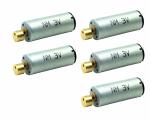 InventoSales 5Pcs 3V - 6V Vibration DC motor N60 mini coreless micro DC Toy Hobby Motor 12x30mm 25000 rpm copper ecentric weight for Toys DIY Projects