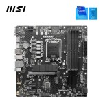 MSI PRO B760M-P Motherboard, Micro-ATX - Supports Intel 12th & 13th Gen Core Processors, LGA 1700 - DDR5 Memory Boost 6800+MHz/OC, PCIe 4.0 x16 Slot, M.2 Gen4 Slots