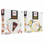 Aah Yum 250 g Combo Vanilla & Chocolate Cake Mix | (Pack of 2) |2 x 250gm|