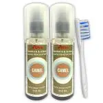 Ameo Nubuck and Suede Shoe Polish | Color - Camel | Pack 2 x 200 ML | Nubuck and Suede Renovator