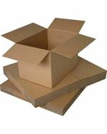 varda 3 ply Brown Corrugated Box 8 x 8 x 4 inch (Pack of 50)