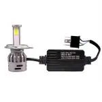 AllExtreme EX2BHT1 H4 LED Headlight Bulb with Cooling Fan 36W Head lamp Conversion Kit for Bike Car SUV and Motorcycles (1Pc, White)