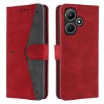 Autofocus Faux Leather Back Case Flip Cover for Infinix Hot 30i with ID Card Slot | Foldable Stand | 2 Card Slot | 1 Cash Slot | Magnetic Closure - Executive Red, 22710