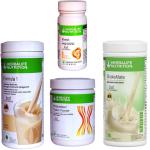 HERBALIFE NUTRITION FORMULA 1 VANILLA PROTIEN 200 AFRESH ENERGY DRINK GINGER SHAKEMATE MILK 500