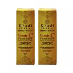 KHADI HERBAL Vitamin C Face Serum - Pack of 2, 30 ml each