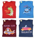 Kwitchy Baby Boys' & Baby Girls' T-Shirt (Multicolor, 2-3 Years)