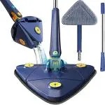 VAIDIKYA MARKETING 360 Rotatable Adjustable Triangle Multifunctional Cleaning Mop