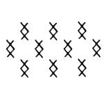 Comet Busters Trendy Black Bindis (BIN1084) Pack of 1