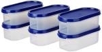 User Choise Modular Plastic Storage Containers With Lid 500ml (set of 6)