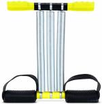 Manogyam Yellow, Black Iron, Pvc, Plastic, Stainless Steel Tummy Trimmer Ab Exerciser