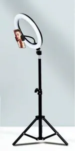 Wrapo 10 Inch Selfie Ring Light With 7 Feet Tripod Stand And Phone Holder Dimmable Led Circle Lights Lighting
