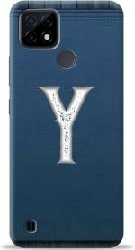 Swagr Blue Plastic Shock Proof Back Cover For Realme C21