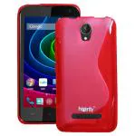 Heartly Micromax Phone Bolt Q335 Tpu Red Back Case Cover