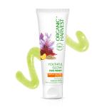 Organic Harvest Vitamin A Face Wash with Broccoli & Aloe Vera Ideal for Dry Skin 100 g