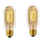 Homesake Glass Vintage Antique Light Bulb (Set Of 2)