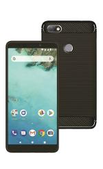 Zapcase Black Rubber Back Cover For Infinix Note 5 18.2 x 9.6 x 1.6 cm