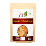 90's MILL Potato Chips India's Masala Magic Flavour, Crunchy PATTA Chips & Snacks, Party Pack | Masala Patta Wafer | Ready to eat Namkeen Aloo Patta Chips Healthy And Fresh Snack-1Kg*1Pack