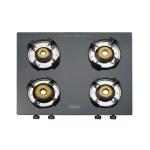 PADMINI (4 GT ROYAL) COOKTOP,Gas Stove 4 Burner with High Efficiency Forgrd Brass Burner Cooktop