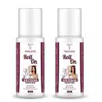 THALAIVA Organic Deo White Deodorant for Men, Natural Roll On for Dark Underarms Lightening, Long Lasting Freshness 50 ml