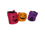 JAGMAG Non-Woven Candy Halloween Ghost Pumpkin Skull Fabric Felt Bag