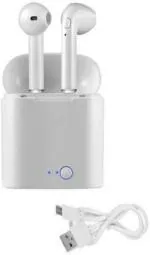 WOF i7s TWS Twins True Wireless Earphone with Microphone Bluetooth Headset (White)