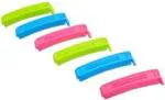Fitaza Bag Sealing Clips Large, Medium, Small BPA Plastic Plastic Clips (Set of 18, Multicolor)