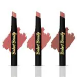 Baked Beauty My Crayon Lip Eclair Lip Crayon (Combo of 3) | Vitamin E, Avocado Oil & Shea Butter | Light Weight, Smooth Velvety & Nourishing Lipstick