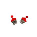 Reverie Handmade Jewelry Resin Handcrafted Solid Traditional Earring Set for Women and Girls (Red)