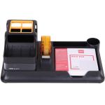 Deli E9110 Desk Organizer, Body Color Black & Grey, Pack Of 1