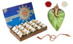Feastive Celebrations Bhai Dooj Gift With Anjeer Cake, Mauli, Kesar And Tilak With Complimentary Surprise Gift