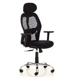 Ample Seating's Marvel High Back Mesh Ergonomic Chair with Multi-Tilt Lock Mechanism, 4 Dimensional Lumbar Support & Height Adjustable Armrest