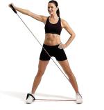 Whinsy Single Toning Tube | Resistance Tube | Heavy Quality | Exercise Band for Stretching | Full Body Workout Band | Home & Gym Toning Tube for Men and Women (Multicolor,Pack of 1)