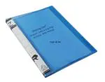 Shining Zon A4 Size Transparent Report File Folder with Plastic Clip for Certificates, Office Documents, Reports, Page Holder, Presentation Pack of 60 Pieces (Blue)