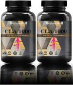 Naturewell Cla 1000 Fat Burner, Fat Burner For Women, Fat Burner For Men Pro, 60 Capsules Each (Pack Of 2)