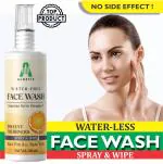 ALOETIC Waterless face wash for oil control 99% Germs cleanser & UV-Rays Protect & Refreshing Face With Cooling Scent.