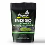 Organic Essentials Natural Indigo Powder For Hair & Beard Dye/Color Treatment, Pure and Chemical-Free for Healthy, Vibrant Hair, Black