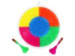Pin Dart Game: Plastic, No Sharp Edges, Safe and Fun for Kids and Adults - Indoor and Outdoor