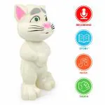 Myhoodwink Talking Tom Cat, Speaking Robot Cat Repeats What You Say, Touch Recording Rhymes and Songs, Musical Cat Toy for Kids, 3+ Years