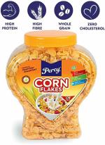 Percy Breakfast Cereal, Corn Flakes - Classic, Jumbo Jar, 340g