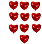 FANEX Solid Foil Balloon(Pack of 10)