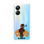 Emble Designer Clear Tranperant Silicone Case For Realme 10 Pro Plus -Design A5 ( TPU | Soft , Realme 10 Pro Plus | Multicolor )