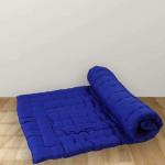 Greatwell Sleeping Soft Cotton Filled Gadda Blue 3 inch Single Cotton Mattress (L x W: 36 inch x 72 inch)